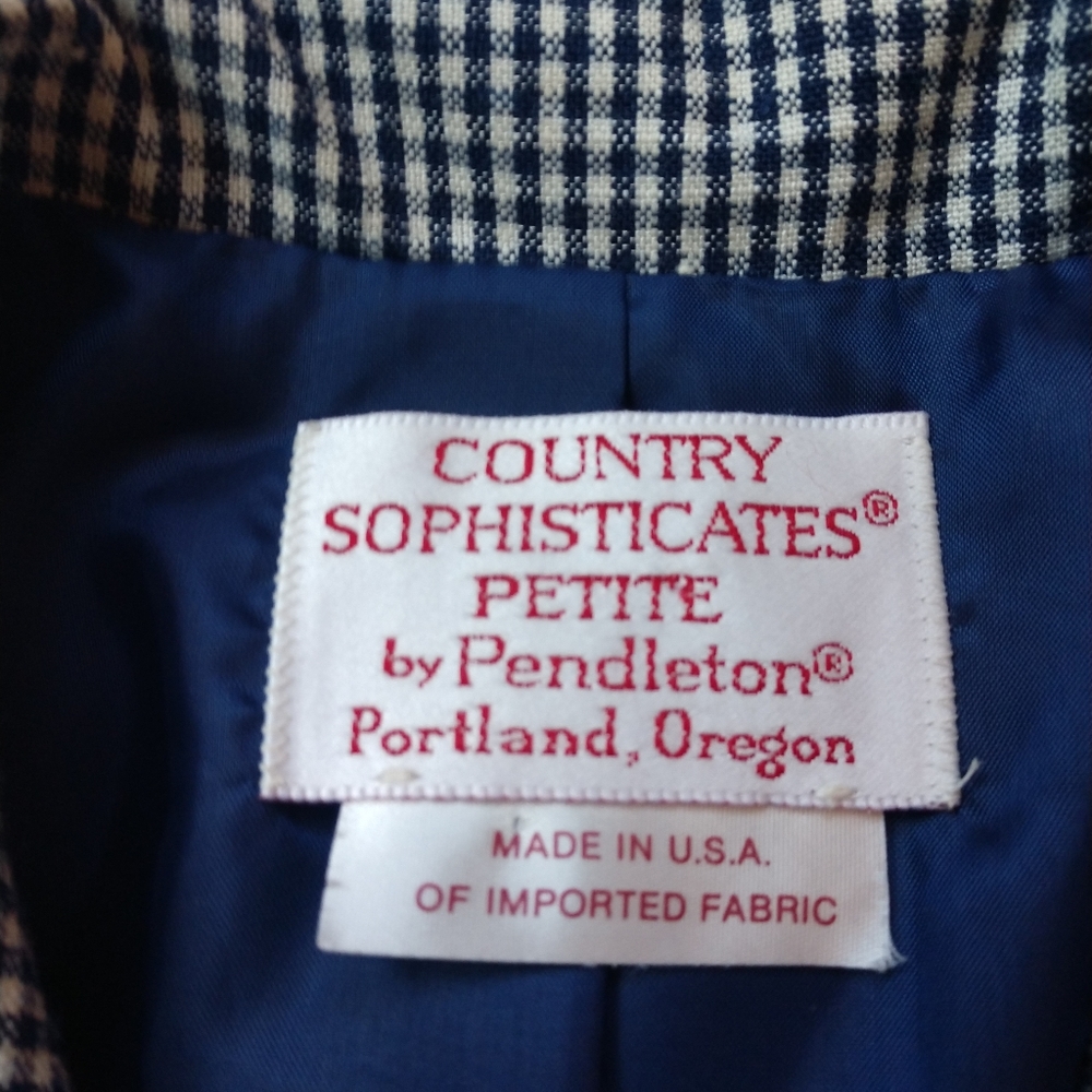 Pendleton Country Sophisticates Gingham Lightweig… - image 3
